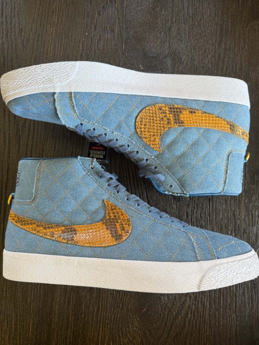 Nike SB Blazer Mid QS Supreme Denim size 11